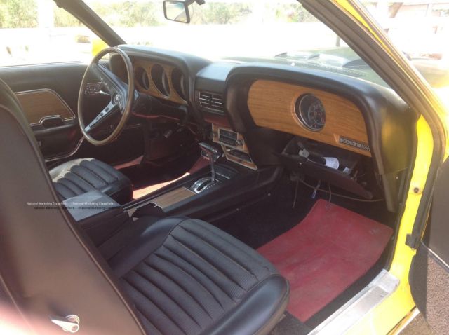 1969 Yellow Ford Mustang Hardtop