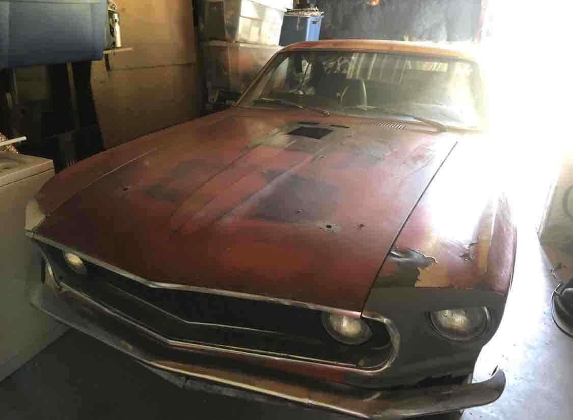 1969 Red Ford Mustang Mach 1