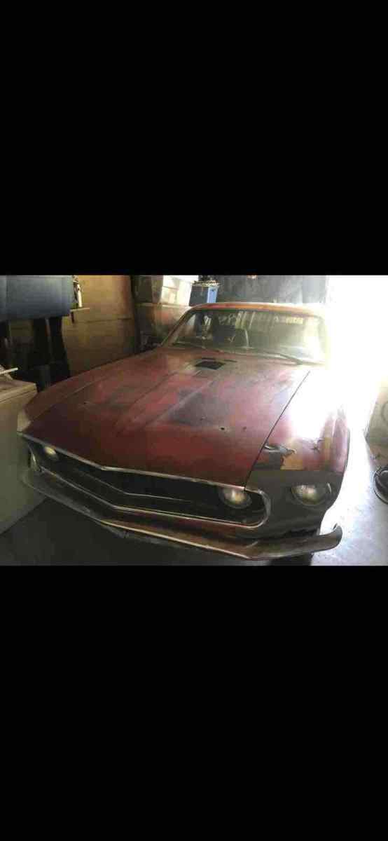 1969 Red Ford Mustang Mach 1