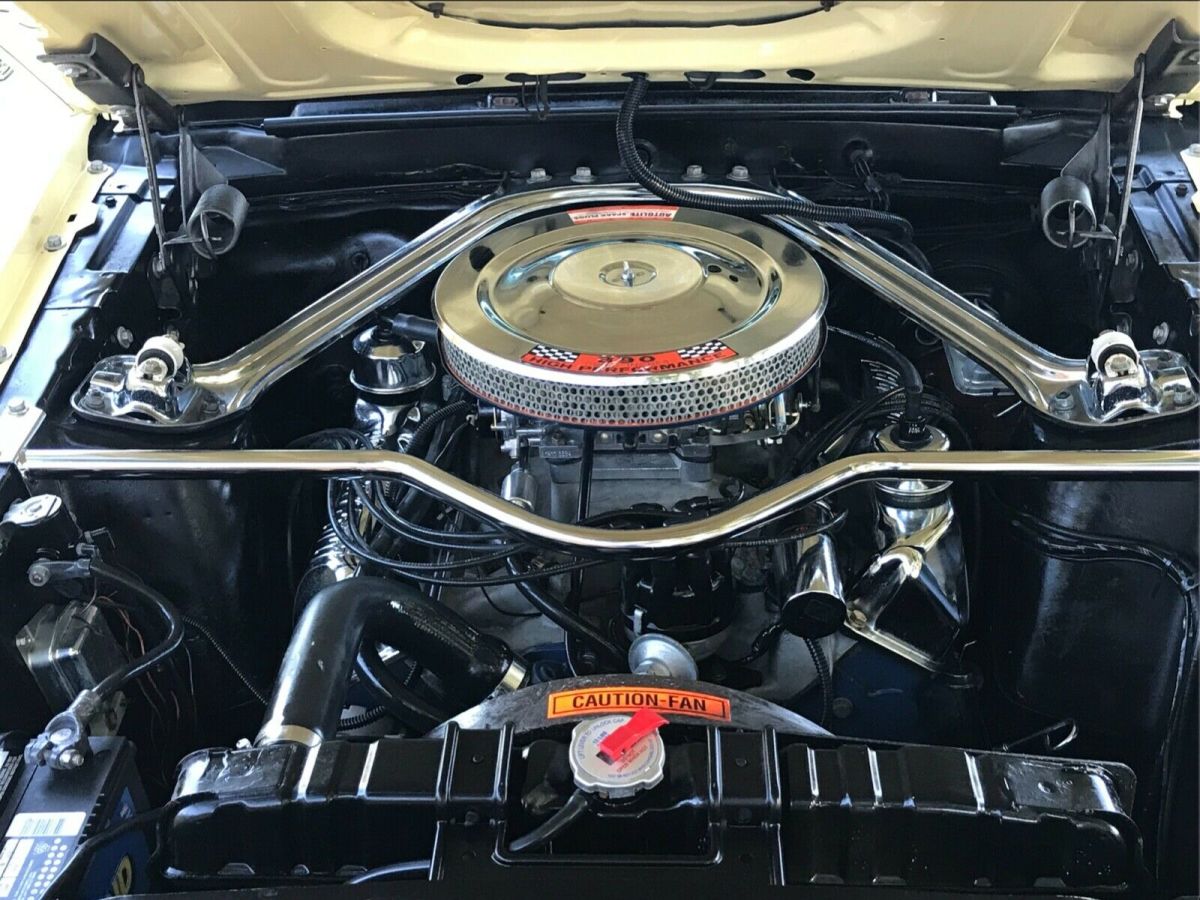 1969 Yellow Ford Mustang Fastback