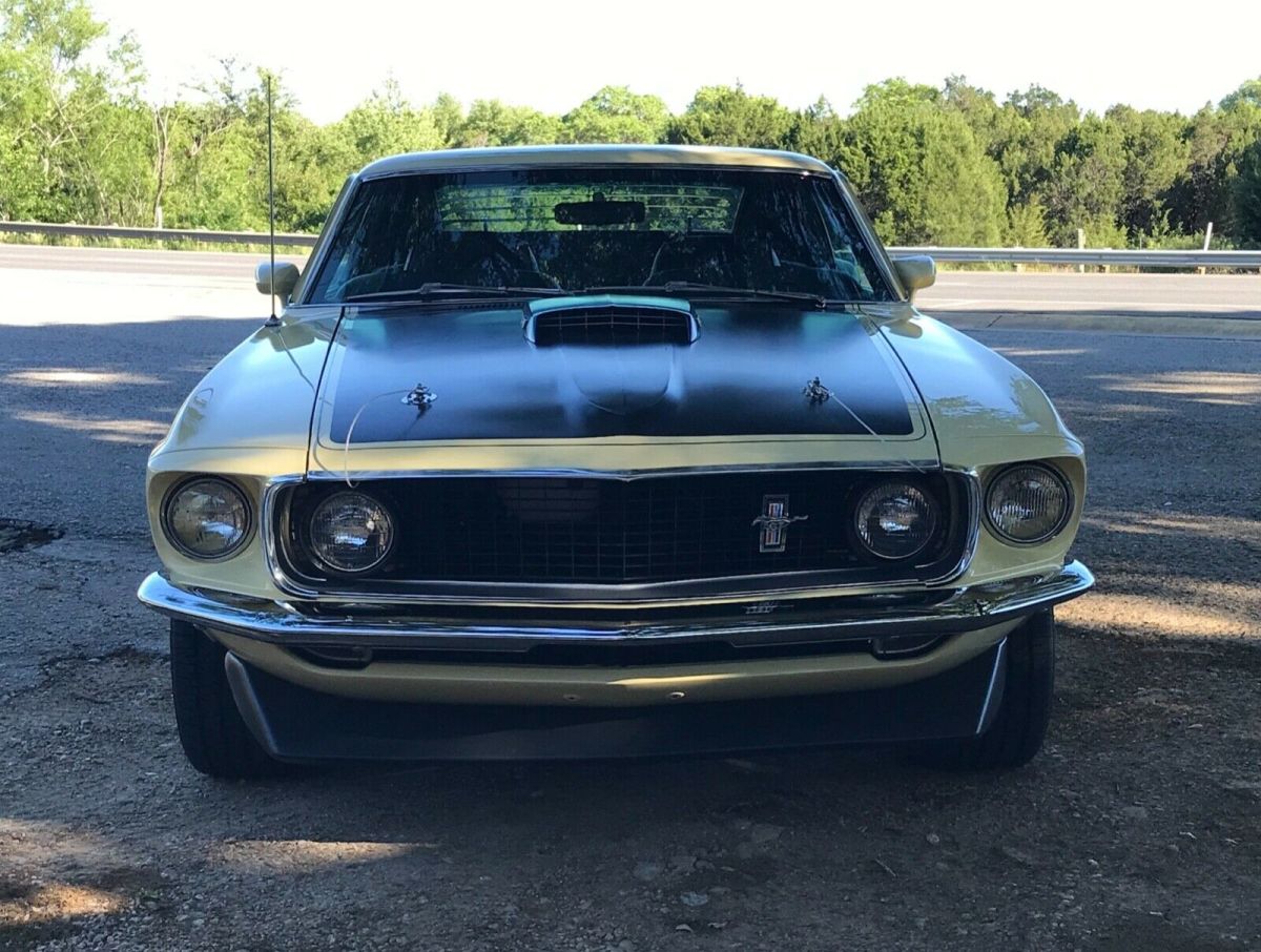 1969 Yellow Ford Mustang Fastback