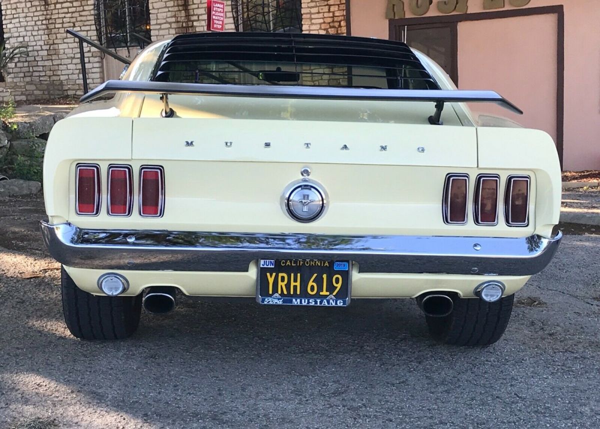 1969 Yellow Ford Mustang Fastback