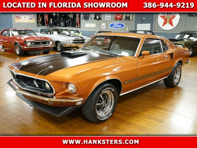 1969 Orange Ford Mustang --