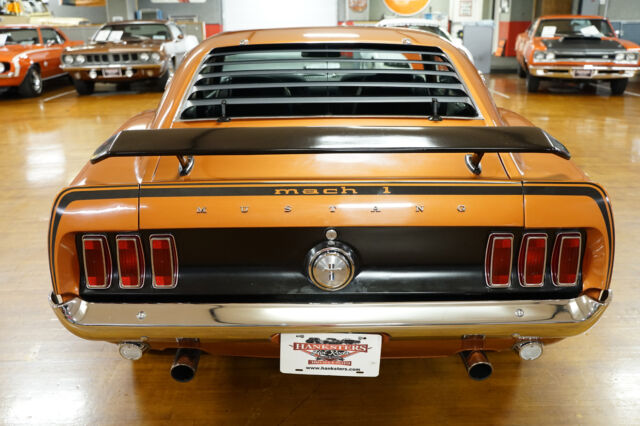 1969 Orange Ford Mustang --