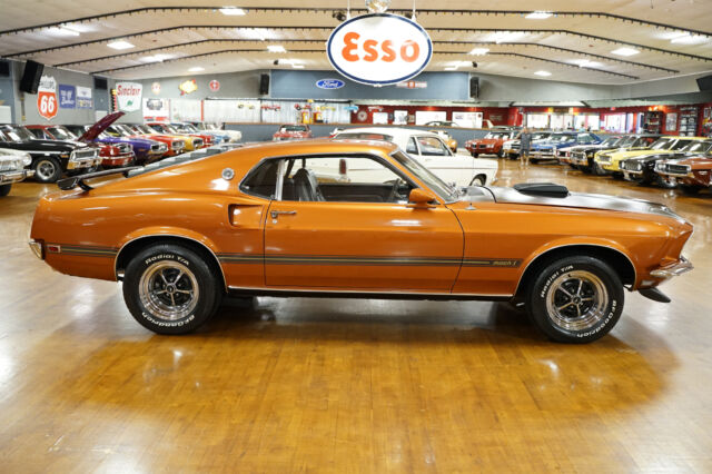 1969 Orange Ford Mustang --