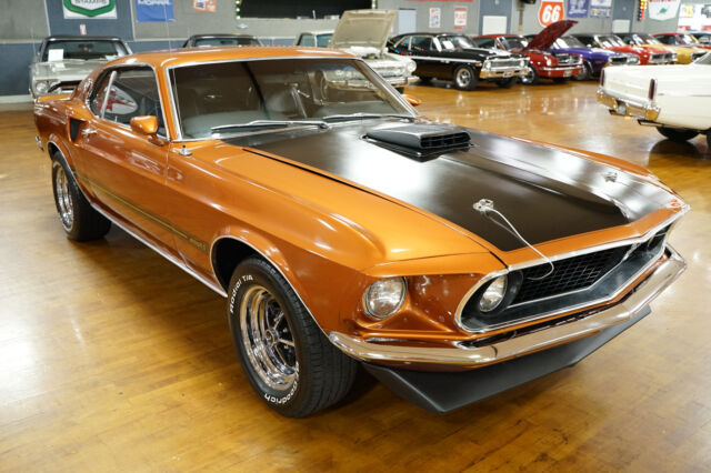 1969 Orange Ford Mustang --