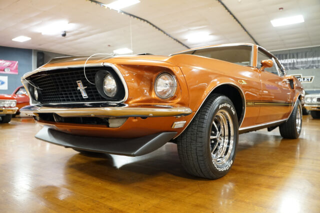 1969 Orange Ford Mustang --