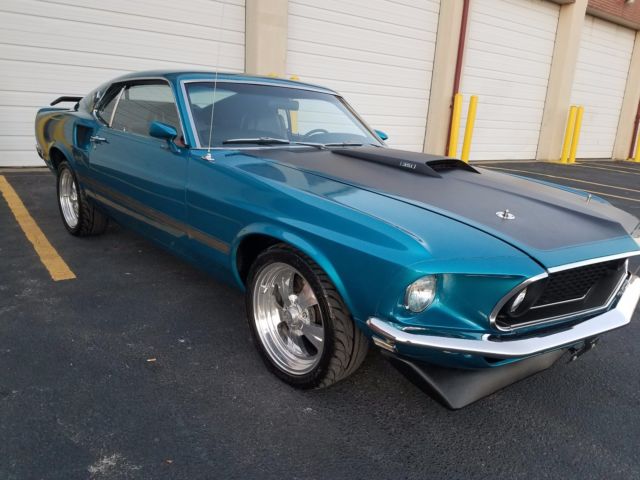 1969 Blue Ford Mustang Coupe