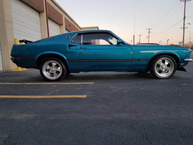 1969 Blue Ford Mustang Coupe