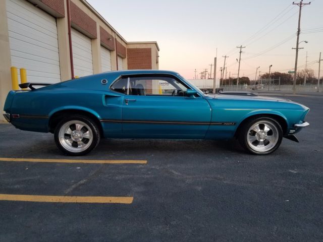 1969 Blue Ford Mustang Coupe