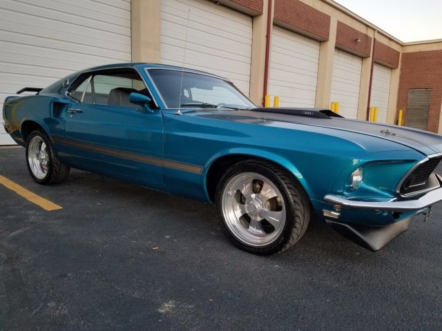 1969 Blue Ford Mustang Coupe