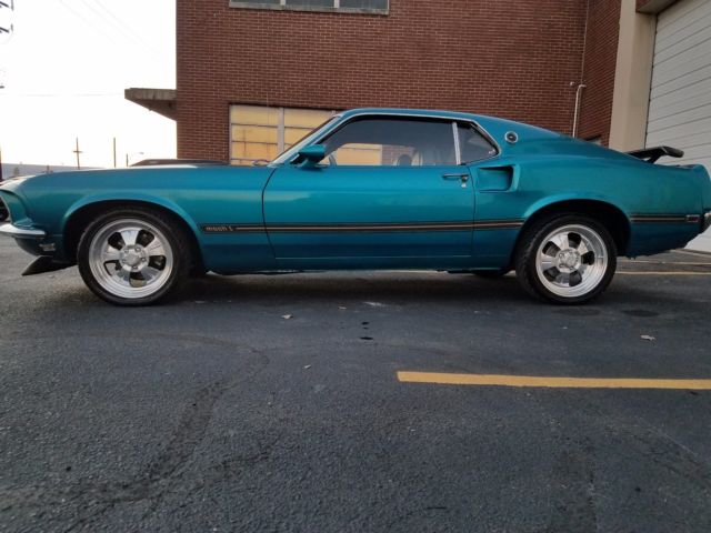 1969 Blue Ford Mustang Coupe