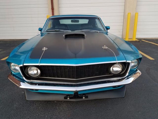 1969 Blue Ford Mustang Coupe