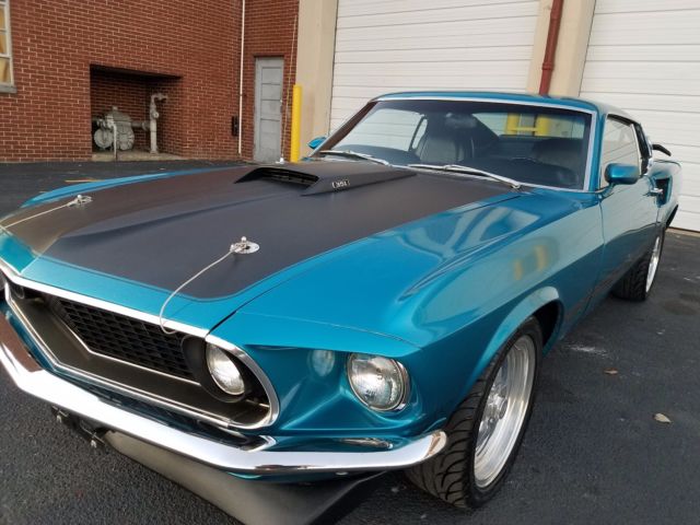 1969 Blue Ford Mustang Coupe
