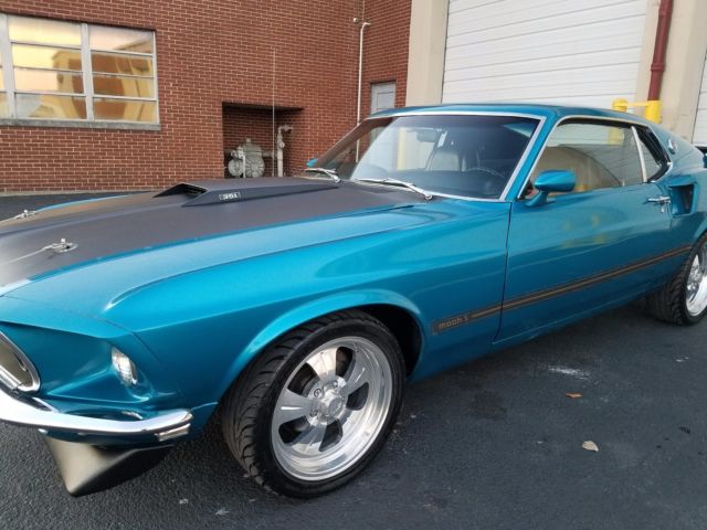 1969 Blue Ford Mustang Coupe