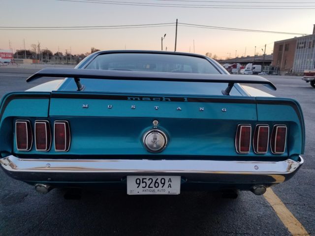 1969 Blue Ford Mustang Coupe