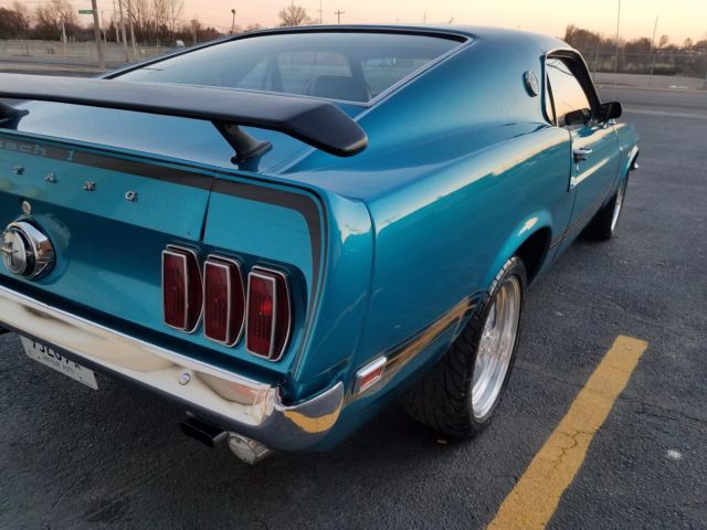 1969 Blue Ford Mustang Coupe