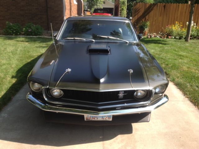 1969 Jade Black Ford Mustang Fastback