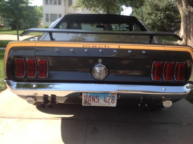 1969 Jade Black Ford Mustang Fastback