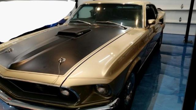 1969 Champagne Gold Ford Mustang