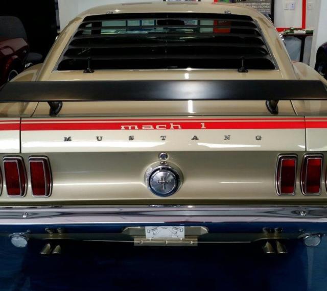1969 Champagne Gold Ford Mustang