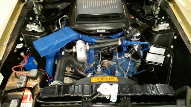 1969 Champagne Gold Ford Mustang