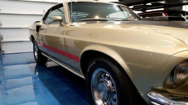1969 Champagne Gold Ford Mustang