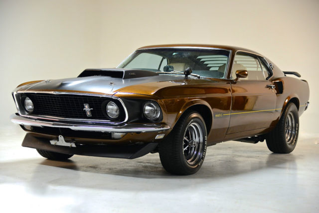 1969 Brown Ford Mustang Fastback