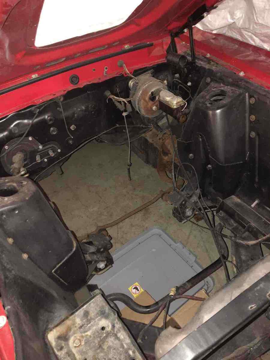 1969 Red Ford Mustang