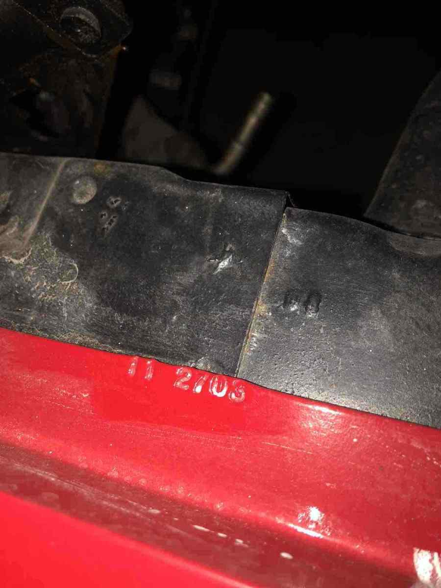 1969 Red Ford Mustang