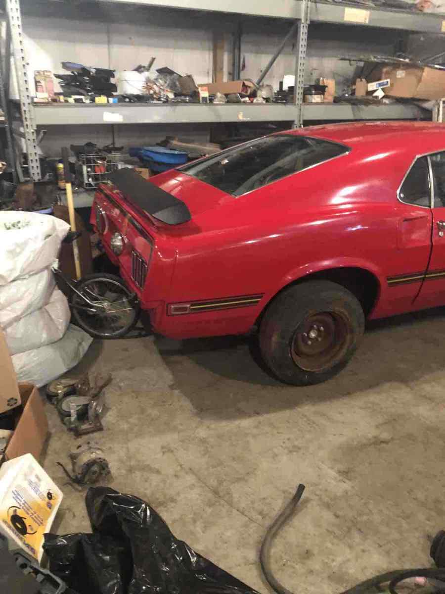 1969 Red Ford Mustang