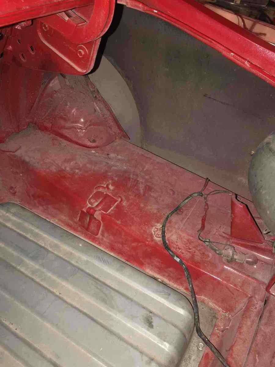 1969 Red Ford Mustang