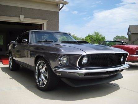 1969 Black Ford Mustang --