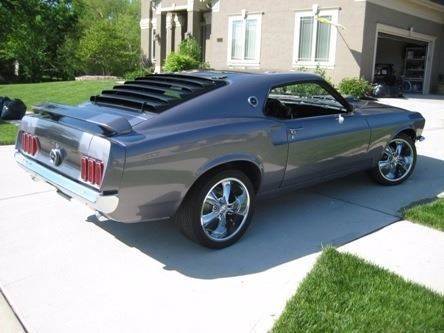 1969 Black Ford Mustang --