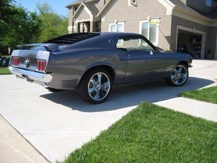 1969 Black Ford Mustang --