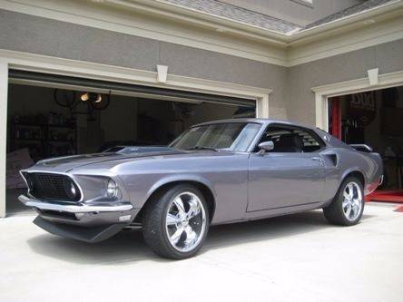 1969 Black Ford Mustang --