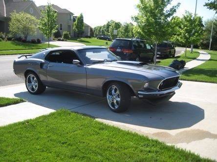 1969 Black Ford Mustang --