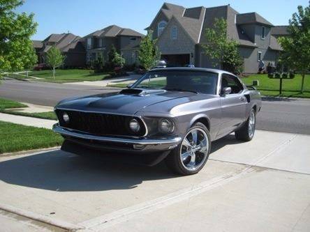 1969 Black Ford Mustang --