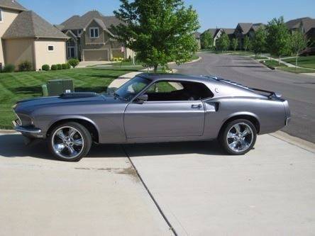1969 Black Ford Mustang --