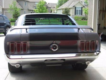 1969 Black Ford Mustang --