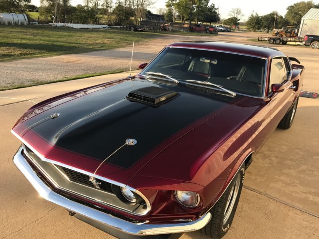 1969 Red Ford Mustang Fastback