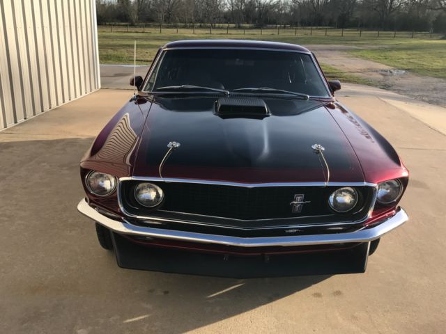 1969 Red Ford Mustang Fastback