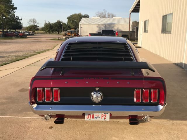 1969 Red Ford Mustang Fastback