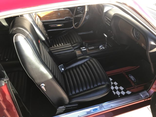 1969 Red Ford Mustang Fastback