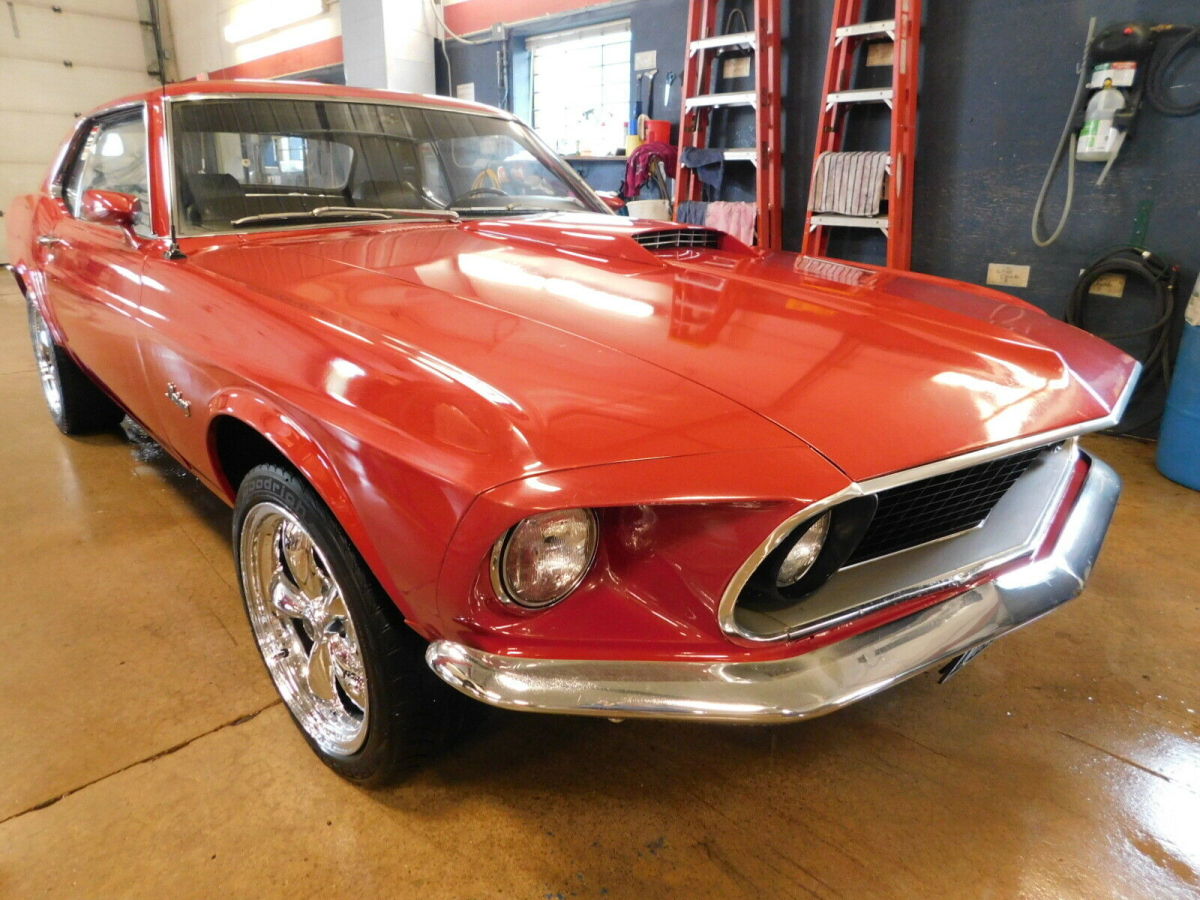 1969 Red Ford Mustang