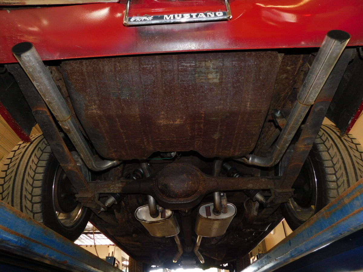 1969 Red Ford Mustang