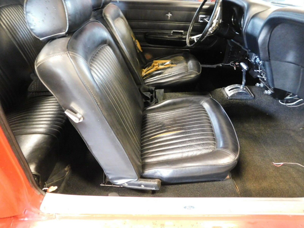 1969 Red Ford Mustang