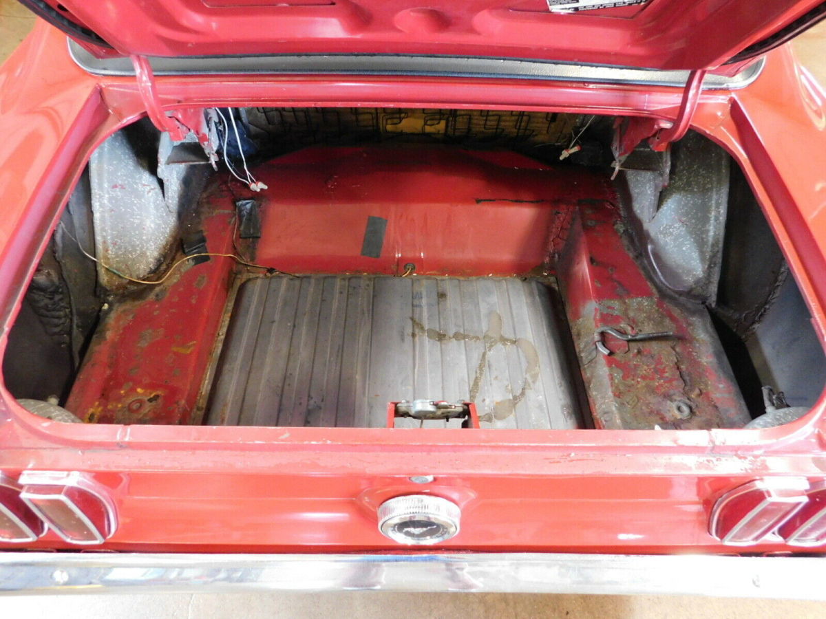 1969 Red Ford Mustang