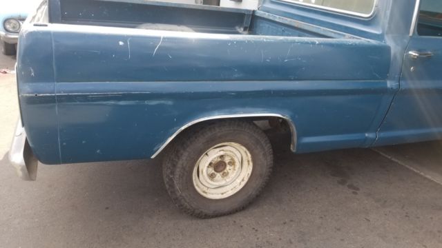 1969 Blue Ford F-100 Standard Cab Pickup