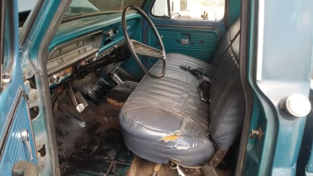 1969 Blue Ford F-100 Standard Cab Pickup